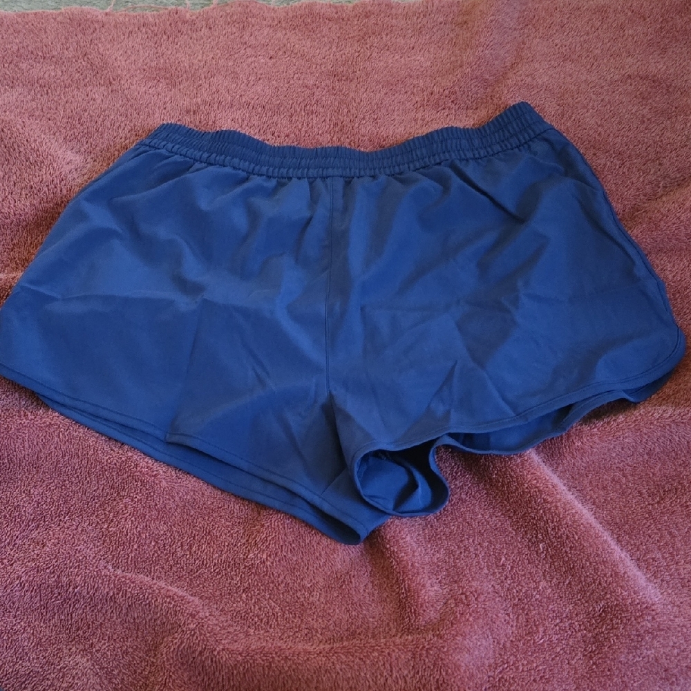 PINK Victoria's Secret Blue Athletic Shorts Relaxed Fit